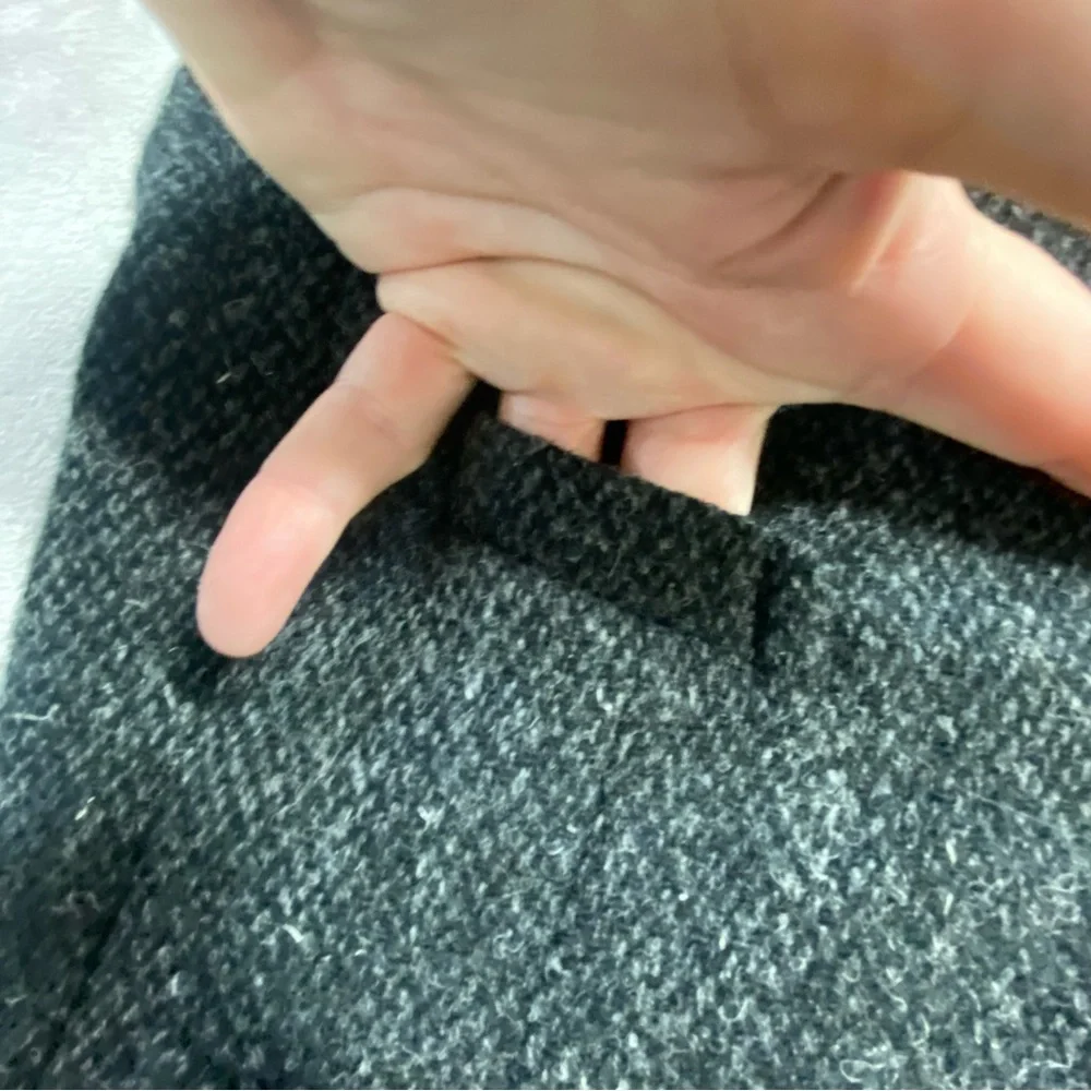 Ralph Lauren Denim & Supply Vintage Charcoal button down wool Vest - Picture 4 of 7